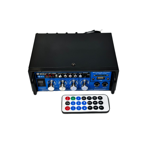 Audio Amplifier with Remote Control 15 cm, AV receiver, USB