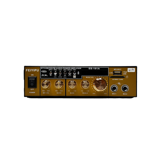 Audio Amplifier with Remote Control 19 cm, AV receiver, USB