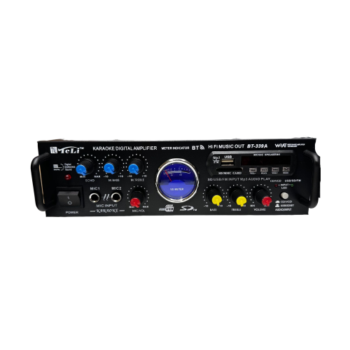 Amplificatore Audio con Telecomando 15 cm, Ricevitore AV, porta