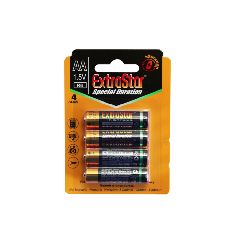 Extrastar AA - Carbon Battery "Special Duration"