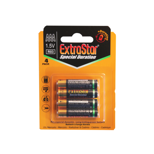 Extrastar AAA - Carbon Battery "Special Duration"