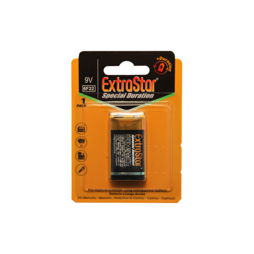 Extrastar 9 V - Batteria Carbonio "Special Duration"