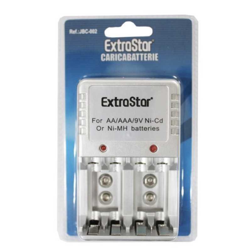 Extrastar Carica Batteria AA- AAA- 9V