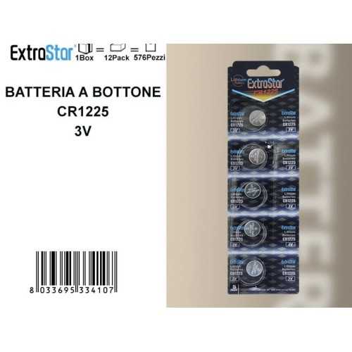 Extrastar CR 1225 - Lithium Battery "Long Life"