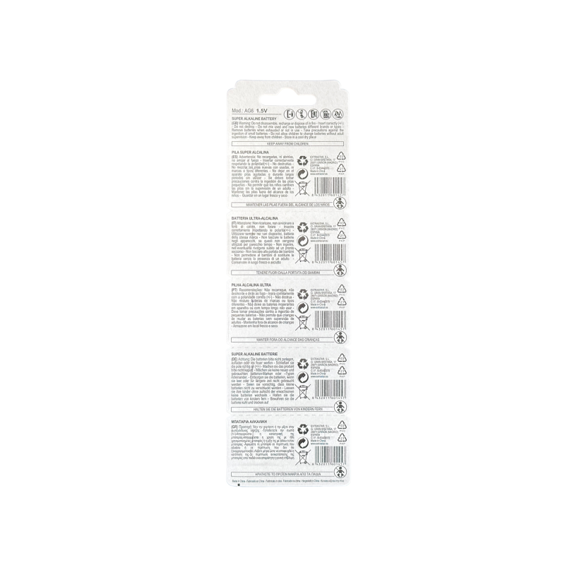 Extrastar AG 6 - Alkaline Battery