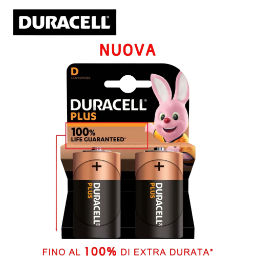 Duracell D - Battery 100% "Plus"