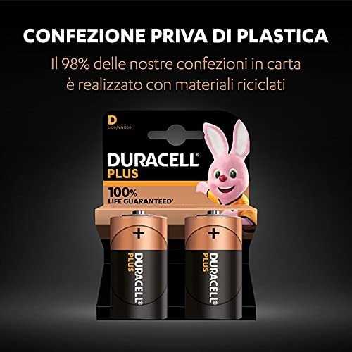 Duracell D - Battery 100% "Plus"