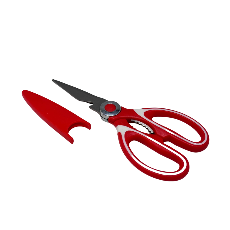 Multipurpose Kitchen Scissors in Stainless Steel with Lid 21cm