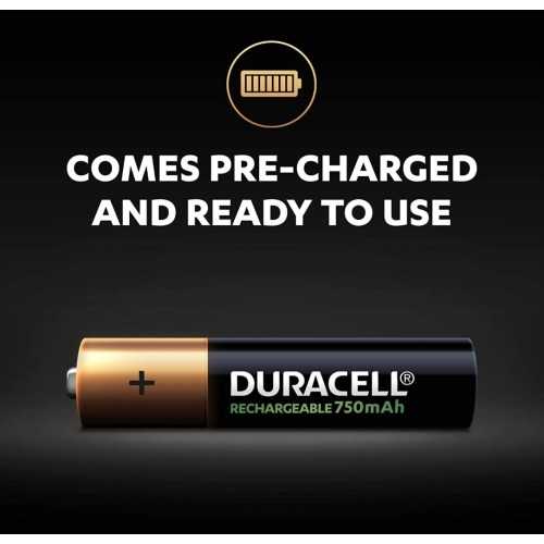 Duracell AAA - Batteria Ricaricabile 750 mAh "Rechargeable"