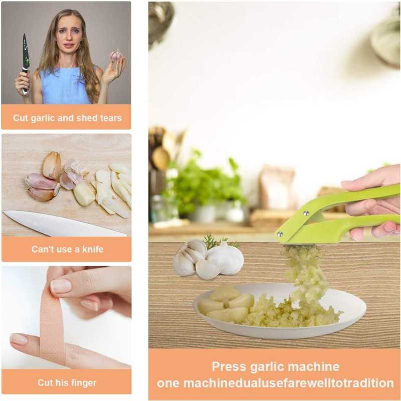 Professional plastic garlic squeezer 19cm