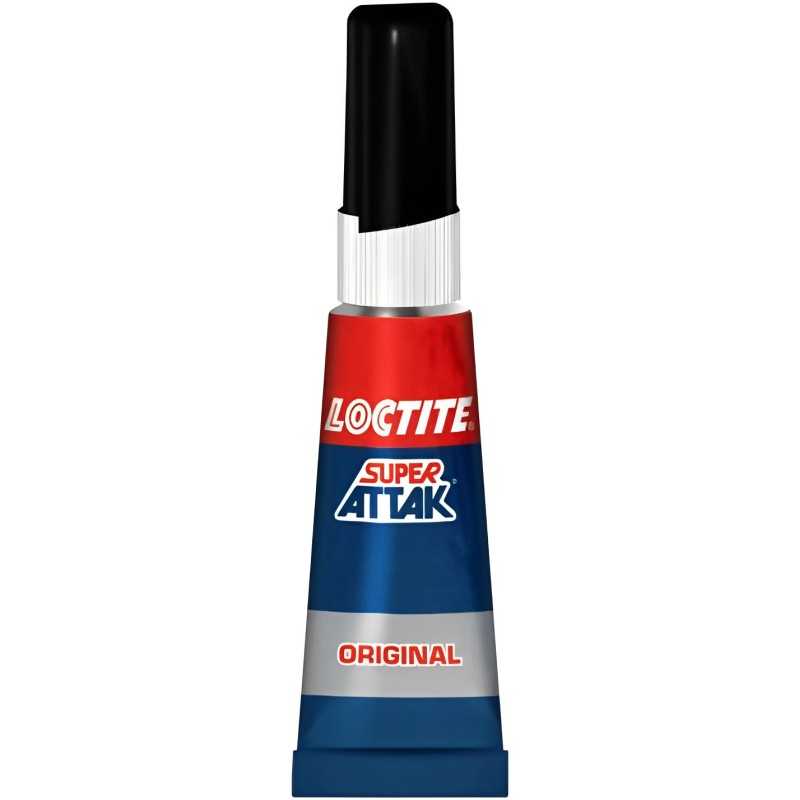 Loctite Super Attak Original, Colla Liquida Trasparente da 3g