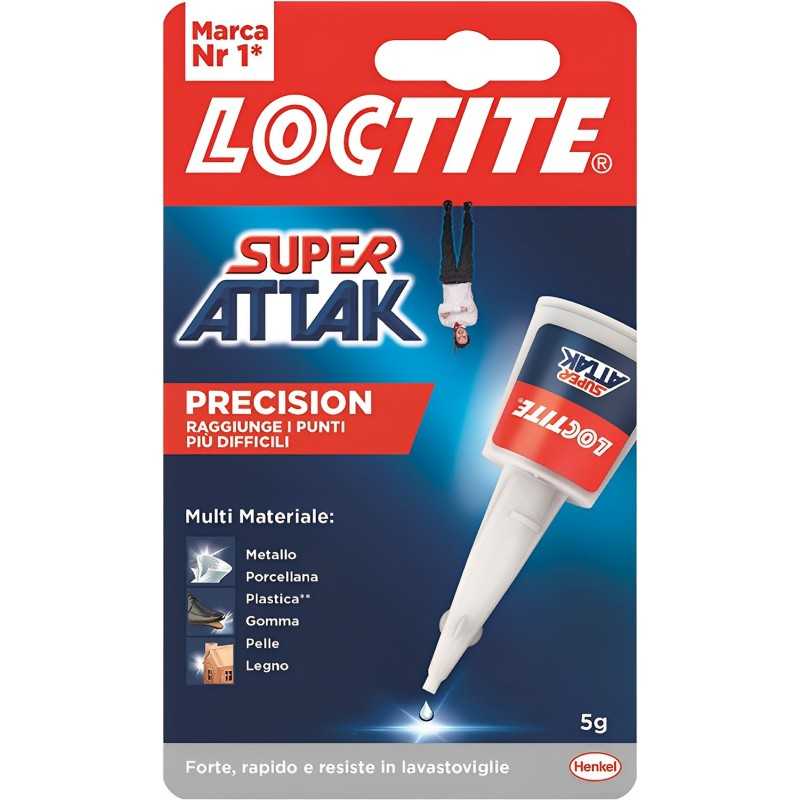 Loctite Super Attak Original, Colla Liquida Trasparente da 5g