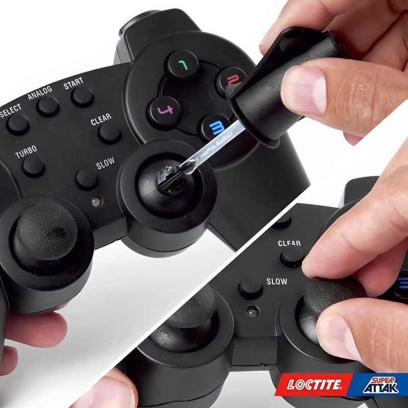 Loctite Super Attak Original, Colla Liquida Trasparente con