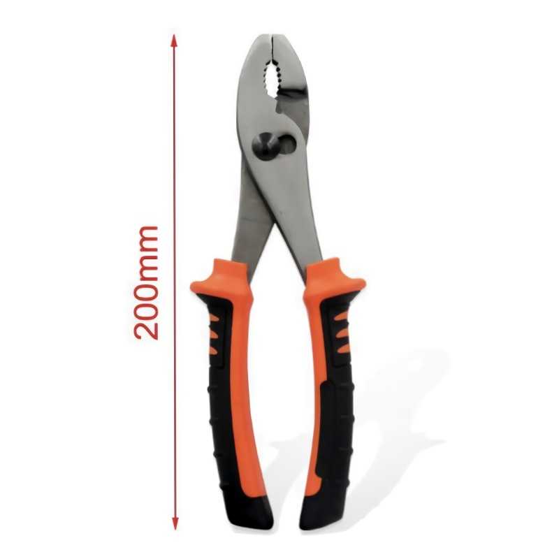 Clamp for sliding joints for stainless steel work, 200mm