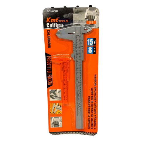 Set da 2 Calibri in plastica per uso Domestica 15 e 8 cm