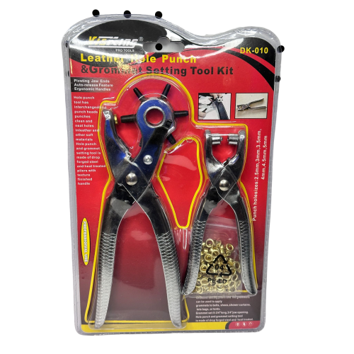 Set of 2, Perforating Clamp with Die Cutting and Eyelet Clamp