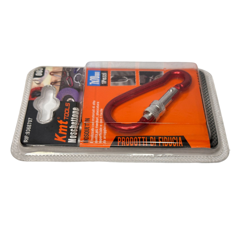 Carabiner with Screw Safety Closure in 70mm Steel