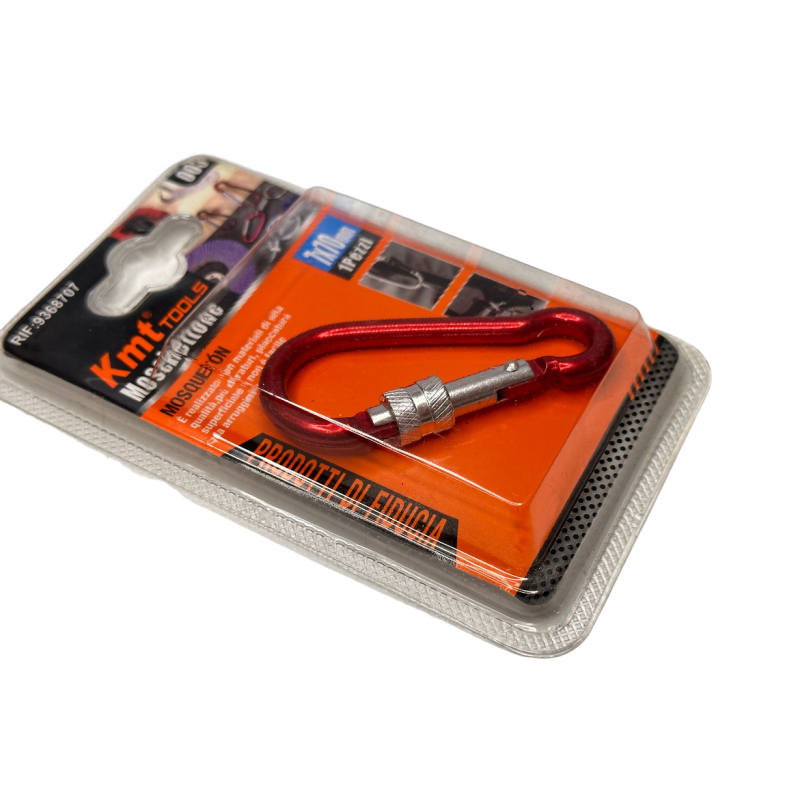 Carabiner with Screw Safety Closure in 70mm Steel