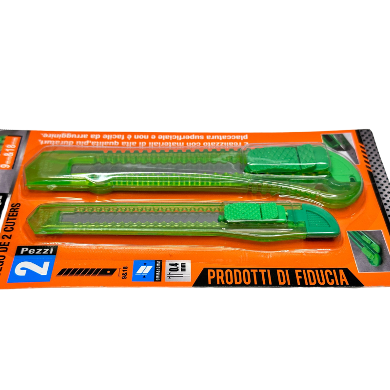 2 Taglierini 9mm & 18mm, di Precisione con guscio in Plastica