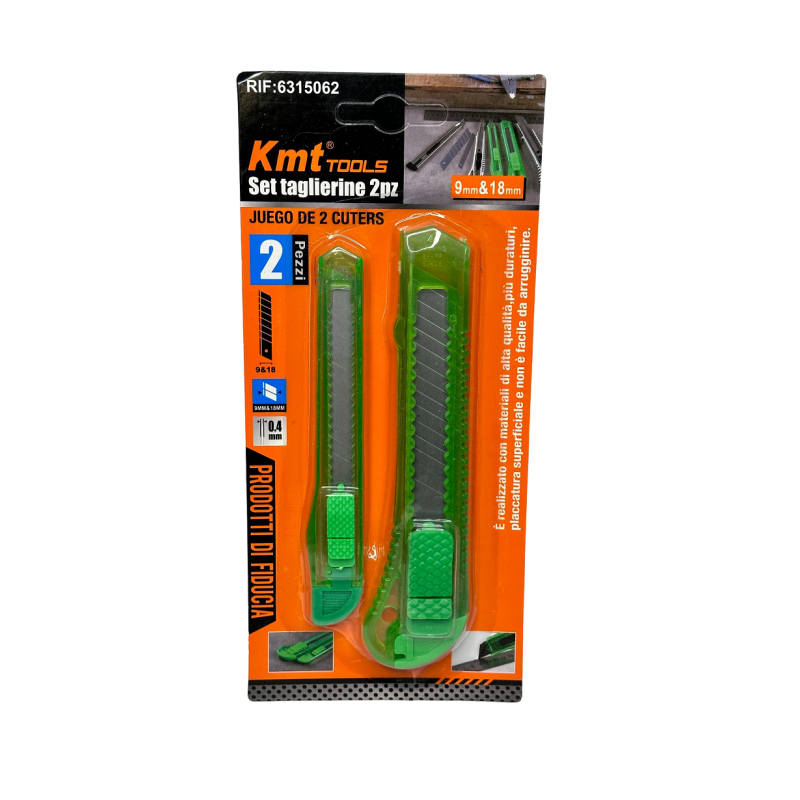 2 Taglierini 9mm & 18mm, di Precisione con guscio in Plastica