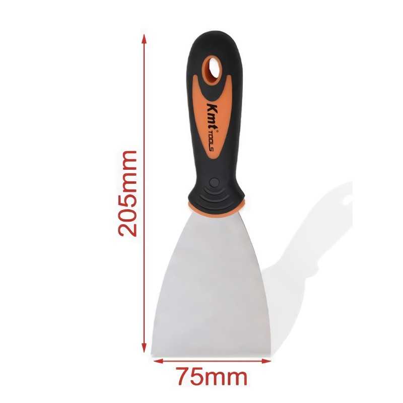 75mm spatula for stainless steel putty, with plastic handle