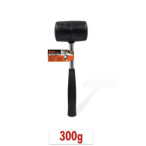 300g Hammer, Rubberized Plastic Head, Steel Shaft