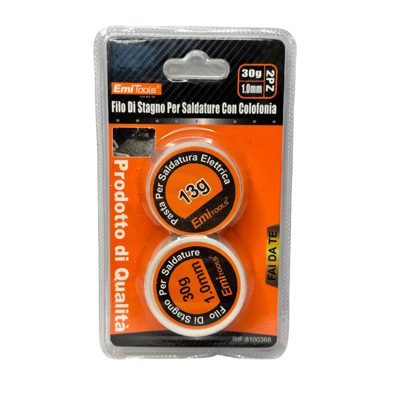 Filo di Stagno 1.0 mm per Saldatura e Pasta per Saldatura