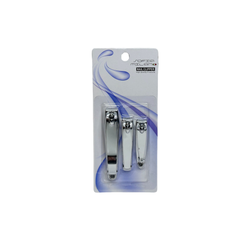 Nail Trimmer Set 3 pcs - Stainless Steel Nail Cutter