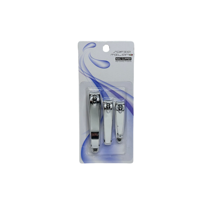 Nail Trimmer Set 3 pcs - Stainless Steel Nail Cutter