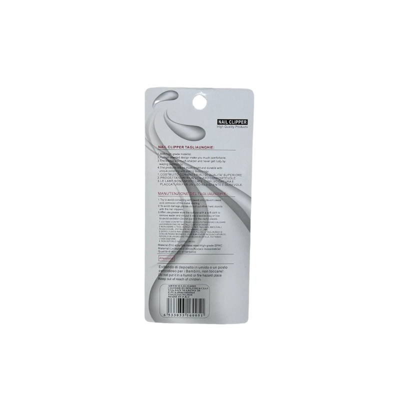 Nail Trimmer Set 3 pcs - Stainless Steel Nail Cutter