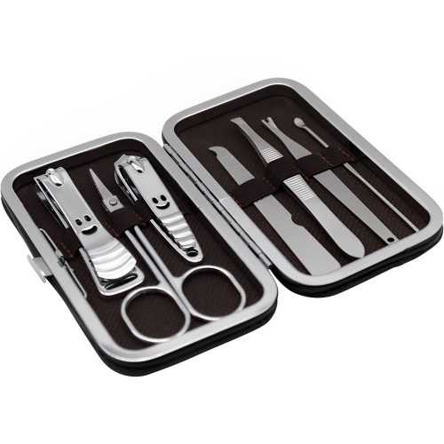 7 in 1 Nail Manicure Set - Professional Travel Nail Clipper Set