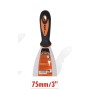 75mm spatula for stainless steel putty, with plastic handle