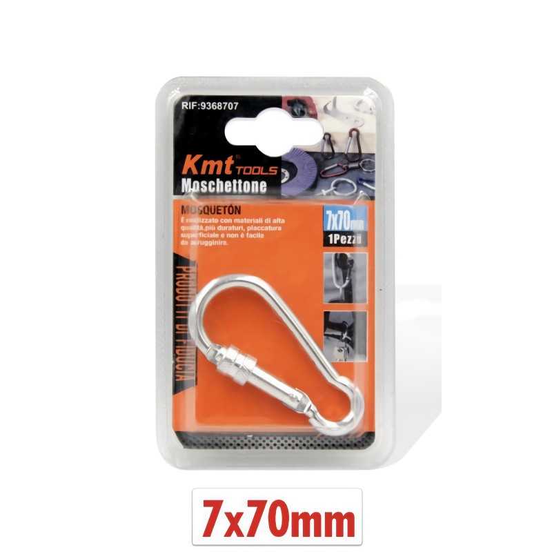 Carabiner with Screw Safety Closure in 70mm Steel