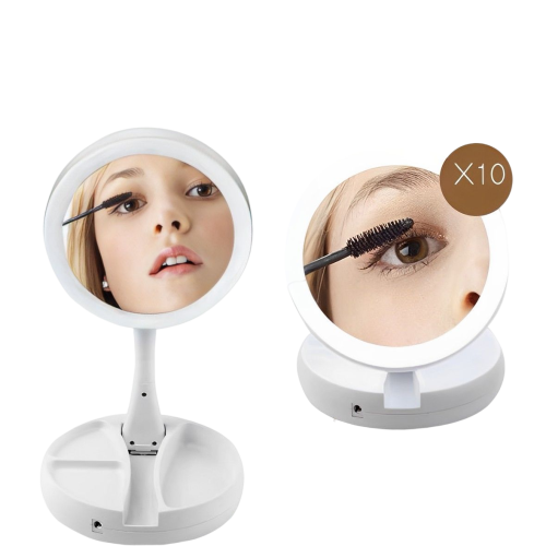 Specchio da trucco - Specchio da Trucco con Luce 1x & 10x