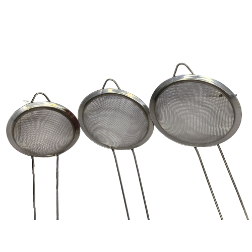 Set of 3 pieces of Stainless Steel Sieves 11-8-6.