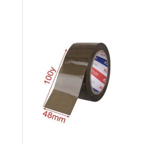 Nastro Adesivo da 100M - Marrone da Magazzino o uso Domestico