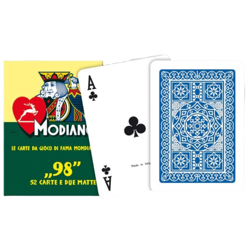 MODIANO "98" Carte da Gioco 52carte - Mazzo da Poker Modiano