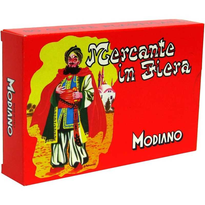 MODIANO "Mercante in Fiera" - Playing Cards 2 Plastic Decks