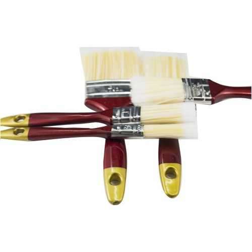 5pcs Brush Set - Painting Brushes, Work with Plastic Handle