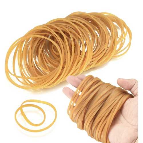 Rubber Elastics 80mm - Orange Elastic