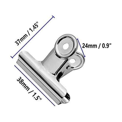 Morsetto 38 mm in Acciaio - Morsetto Multiuso 8pz