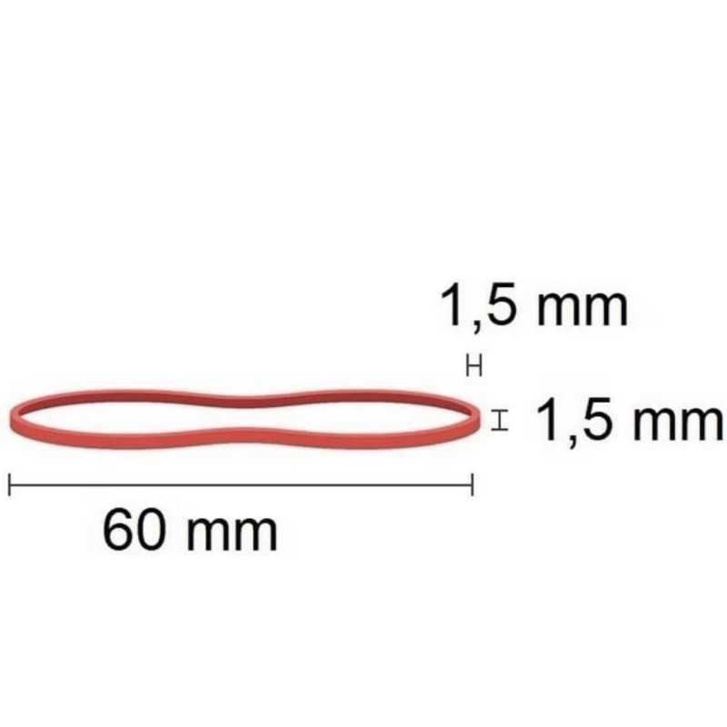 Rubber Elastics 80mm - Colored Elastic
