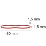 Rubber Elastics 80mm - Colored Elastic Rubber Elastics 80mm - Colored Elastic