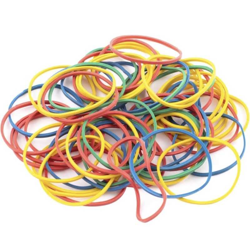 Rubber Elastics 80mm - Colored Elastic