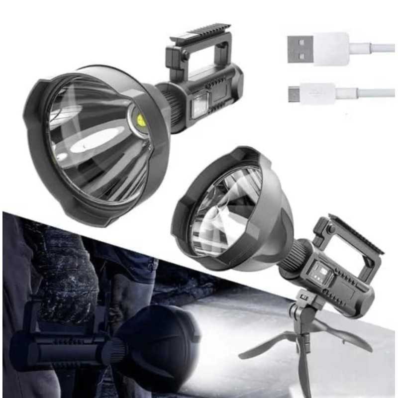 Torcia Led Professionale Potente con Manico e Treppiede