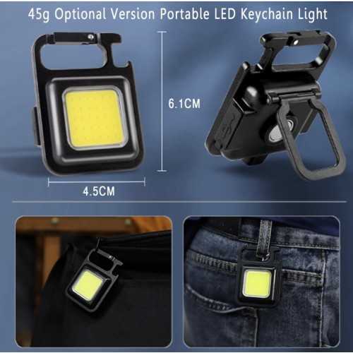 Piccola Torcia LED con Gancio e apribottiglie - Tre Modalità