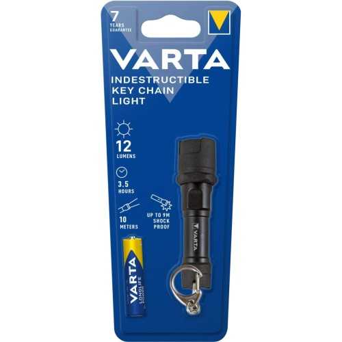 VARTA Torcia con Gancio Porta Chiavi a Batterie AAA - Torcia