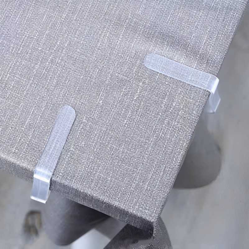 Ferma Tovaglie in Plastica Trasparente per casa 4pz