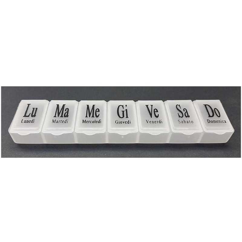 Weekly Pillbox - Pill Holder 7 Plastic Compartments