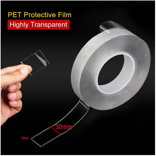 Extra Strong Double-sided Tape, Transparent Multifunction